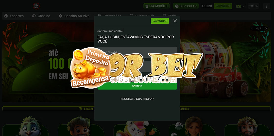 9r bet login